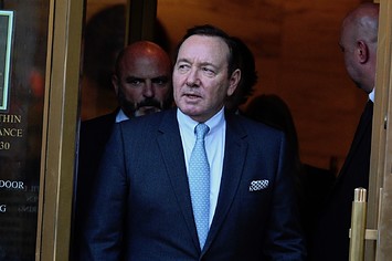 Actor Kevin Spacey leaves the US District Courthouse