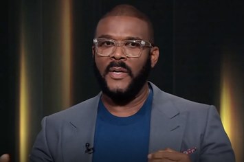 Screenshot from Tyler Perry interview