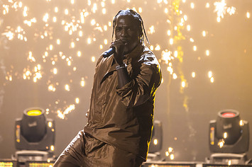Pusha-T performs onstage during the BET Hip Hop Awards 2022