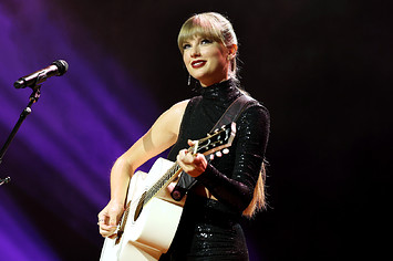 NSAI Songwriter Artist of the Decade honoree, Taylor Swift performs onstage during NSAI 2022
