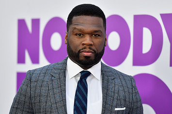 50 Cent attends the New York premiere of "Nobody's Fool."