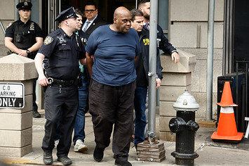 Suspected subway shooter is pictured in handcuffs