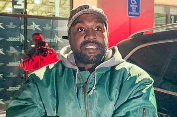 Kanye West aka Ye is seen on October 28, 2022 in Los Angeles