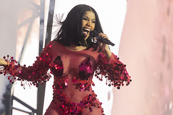 Cardi B performs at the 2022 Wireless Festival