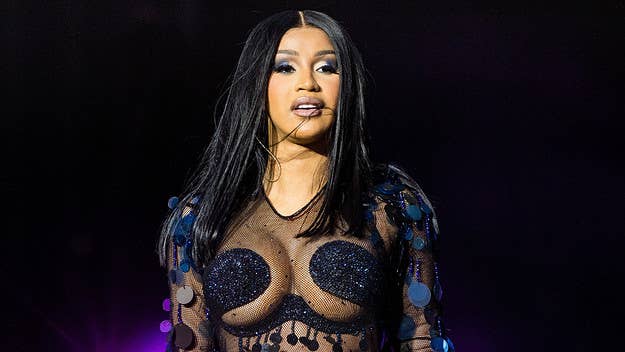 Cardi B proudly displayed the handwritten message on a vinyl copy of 'Renaissance,' while also threatening that anyone who gets near it will be "electrocuted."
