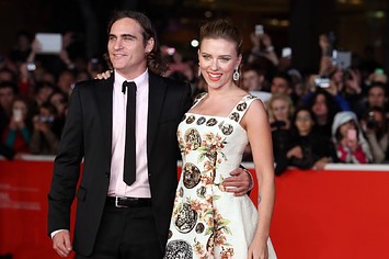 Joaquin Phoenix and Scarlett Johansson attend the 'Her' Premiere