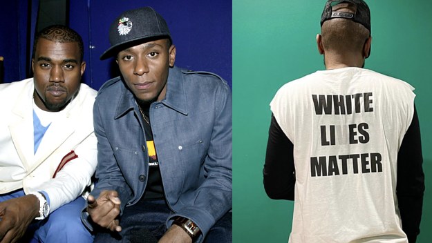 Kanye West Posts Yasiin Bey Rocking A 'White Lies Matter' Tee, But
