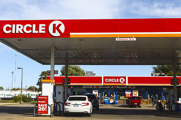 Circle K petrol station is seen in Illinois, United States