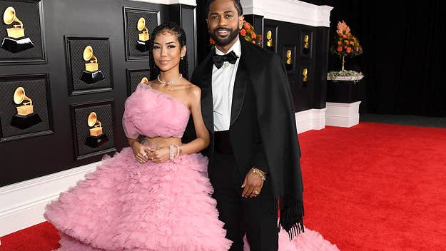 Big Sean and Jhené Aiko announced the gender of their baby during a concert in Los Angeles on Thursday, revealing that they're expecting a boy.