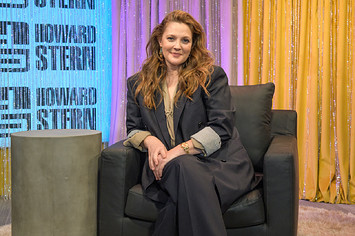 Drew Barrymore attends the Howard Stern Show