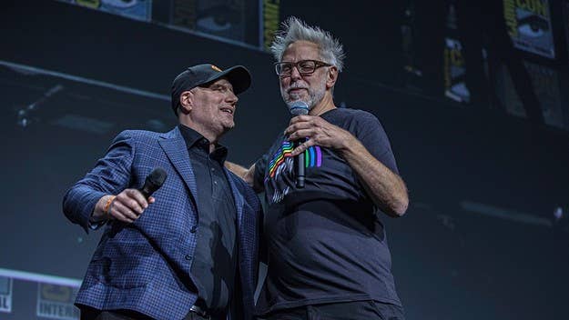 Feige expressed his support for Gunn during Wednesday's 'Black Panther: Wakanda Forever' premiere. Gunn will spearhead the studio alongside Peter Safran.