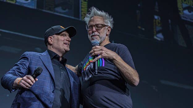 Feige expressed his support for Gunn during Wednesday's 'Black Panther: Wakanda Forever' premiere. Gunn will spearhead the studio alongside Peter Safran.