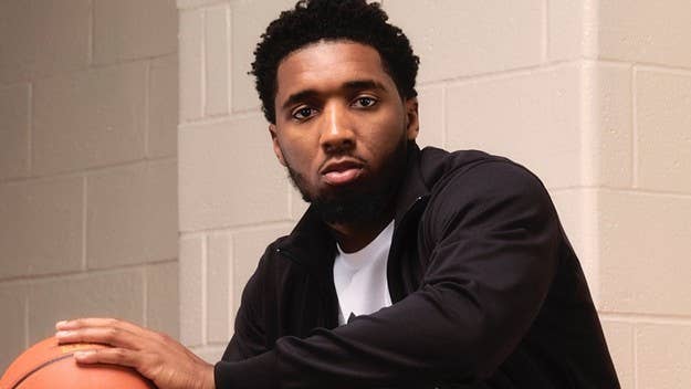 Adidas signature athlete Donovan Mitchell talks about his latest Adidas D.O.N. Issue 4 shoe and aspiration of working with Jerry Lorenzo on sneakers.