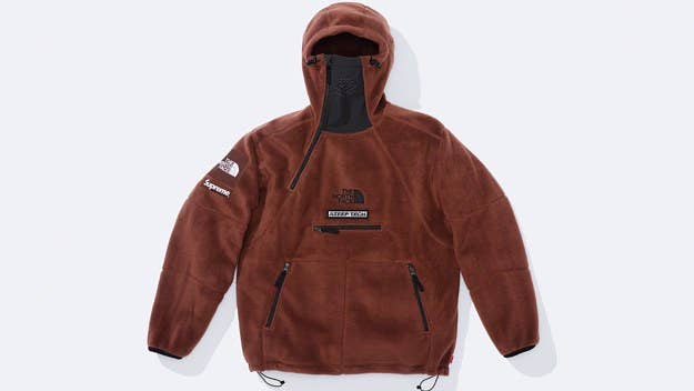 Supreme x The North Face Steep Techs, Kaws x General Mills cereal boxes, Denim Tears cotton wreath Levi's, and more great drops are highlighted in this round-up