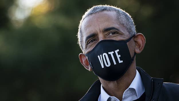 Barack Obama suspects democracy could be headed down a "dangerous path" if Republicans continue to go along with Trump's baseless theory about election fraud.