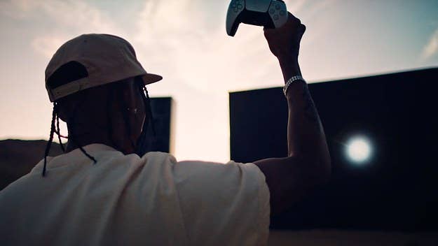 Travis Scott commemorates the release of the PlayStation 5 with a unique experience called 'PS5: Unboxing Reimagined.'