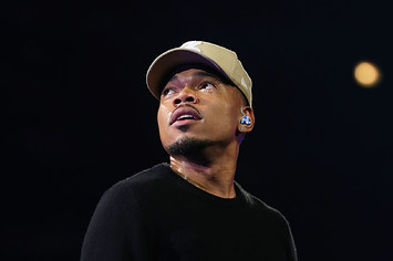 Chance the Rapper performs during the 69th NBA All Star Game