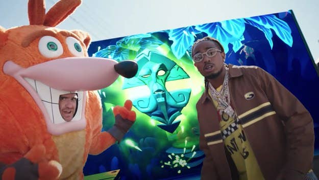 Quavo is a longtime fan of the 'Crash Bandicoot' franchise. Over the summer, he got a chance to play the newest title ahead of its October release.