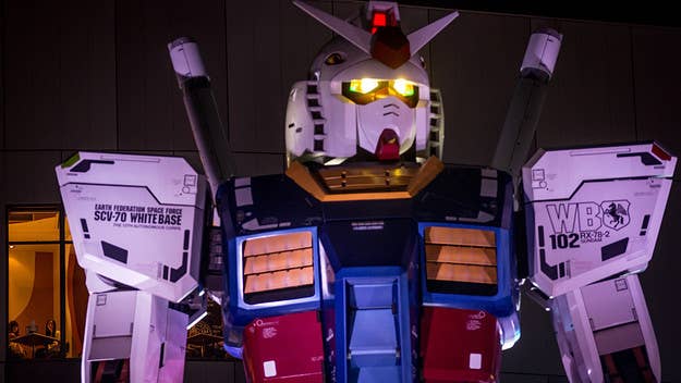 The Gundam Factory in Yokohama, just south of Tokyo, took their life-sized replica of the RX-78 model for a spin. 