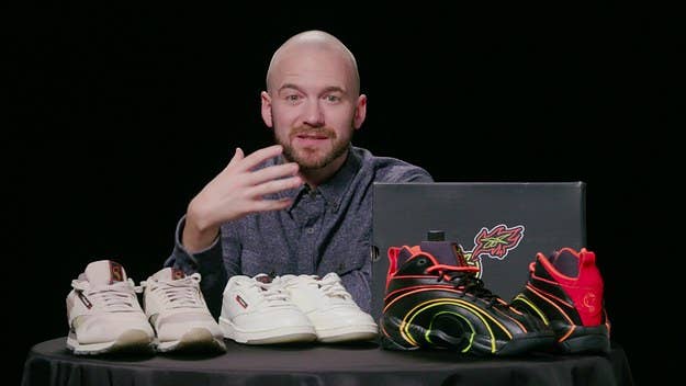 Sean Evans and Brendan Dunne showcase the latest Hot Ones x Reebok Collection.