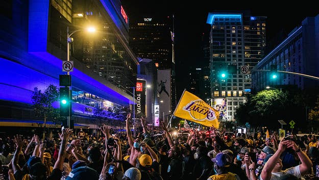 A man in Los Angeles reportedly made the very bad decision of disrespecting Kobe Bryant as the city was celebrating the Lakers winning another title. 