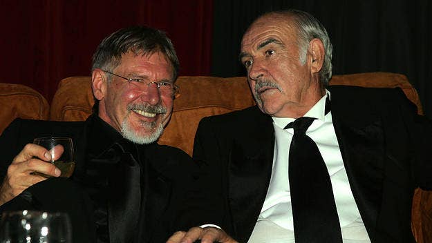 In a statement Harrison Ford remembered the late Sean Connery, who portrayed Indiana Jones' father in 1989's 'Indiana Jones and the Last Crusade.'
