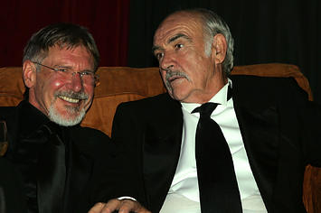 Harrison Ford and Sean Connery