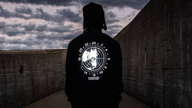 The collection includes Blackout-themed editions of hoodies, socks, joggers, and more. Each piece is adorned with special reflective material. 