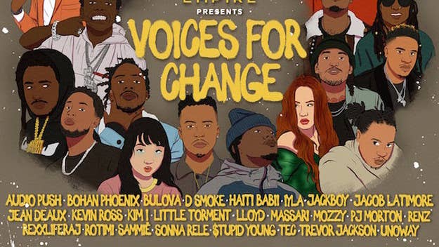 The goal of 'EMPIRE Presents: Voices for Change, Vol. 1' is to shine a light on the troubles people of color face around the world and inspire listeners.