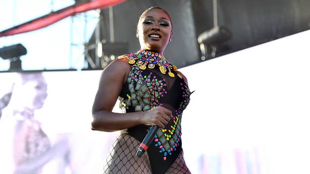 Megan Thee Stallion has shared the tracklist for her debut album 'Good News,' which features a number of big-name guest appearances.