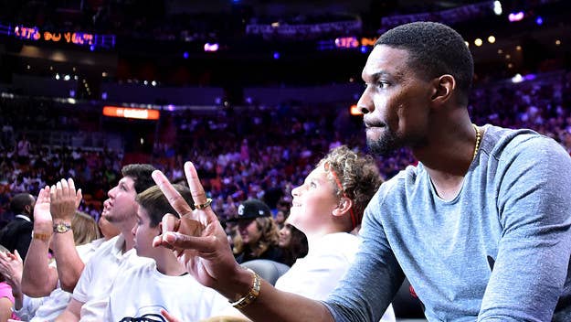 We talked to NBA legend Chris Bosh about the NBA Finals and he explained why Dwyane Wade is LeBron James' best teammate ever.