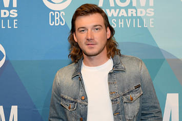 Morgan Wallen attends the 55th Academy of Country Music Awards.
