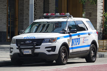 NYPD cop suv
