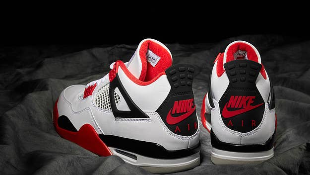 The "Fire Red" Air Jordan 4s were the first 4s Micheal Jordan wore on court. Here’s the sneaker's history and how it became a cultural symbol. 

