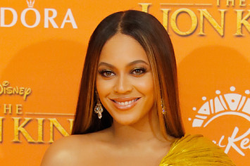 Beyonce Knowles Carter attends the European Premiere of "The Lion King"