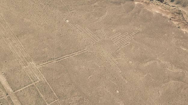 Last week a new addition to the Nazca Lines was discovered in southern Peru. Specifically, a 121-foot long cat etched into the side of a hill.