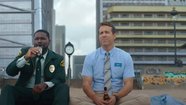 Ryan Reynolds stars alongside Jodie Comer, Lil Rel Howery, and Joe Keery in the new sci-fi comedy 'Free Guy' from 'Stranger Things' director Shawn Levy.