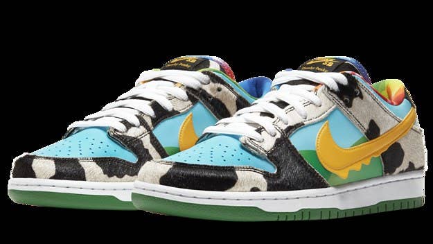 Killer Mike is giving away his personal pair of the Nike SB Dunk Low 'Chunky Dunkys' for Ben and Jerry's 'Pledge to Vote' sweepstakes.