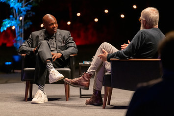DAVE CHAPPELLE and DAVID LETTERMAN in MY NEXT GUEST NEEDS NO INTRODUCTION WITH DAVID LETTERMAN