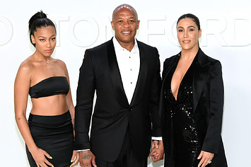 Dre, his daughter Truly, and Nicole Young.