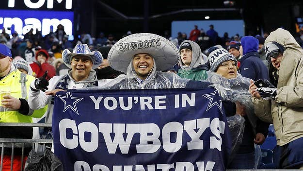 A fan of the Dallas Cowboys soaked, punched, and shot his television after the team fell 38-10 to the Arizona Cardinals on 'Monday Night Football.'