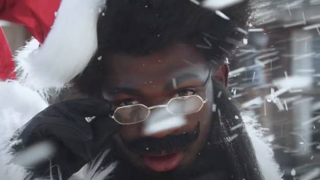 Lil Nas X has a new single out on Friday. To announce it, X has released a trailer featuring a drunken Santa Claus being booted from a saloon.