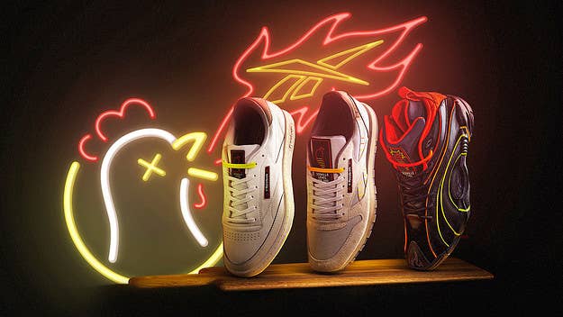 First We Feast's hit series 'Hot Ones' and Reebok have partnered on a new spicy collaboration that's releasing in November 2020. Here's how you can buy it.