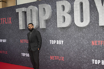 Drake attends the "Top Boy" UK Premiere