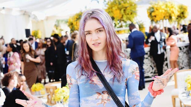 Grimes was tied up and "cheeseboarded" during an appearance on the fifth season of 'The Eric Andre Show,' which didn't lose a step during its four-year hiatus.