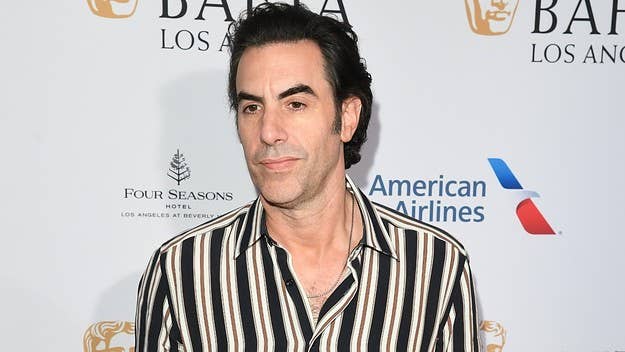 The comedian, whose 'Borat' sequel hits Amazon Prime later this month, makes a rare break from performing in character to issue a warning about the election.