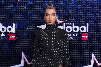 Dua Lipa attends The Global Awards 2020 at Eventim Apollo, Hammersmith