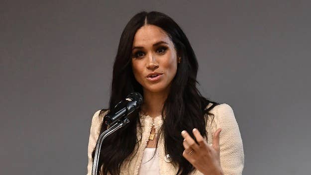 The Duchess of Sussex opened up about her issues with online harassment during the latest episode of the 'Teenage Therapy' podcast alongside Prince Harry.