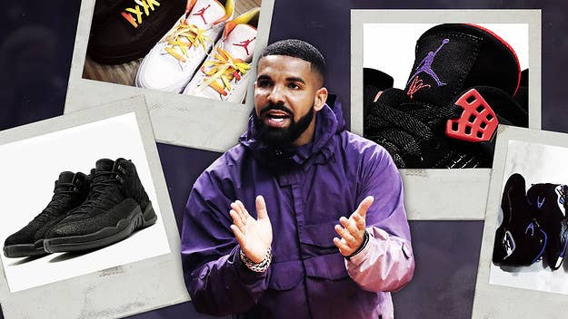 With today's release of Drake's Nike Hot Step collaboration in two colorways, here's a look at the rapper's history of Jordan Brand and Nike sneaker collabs.