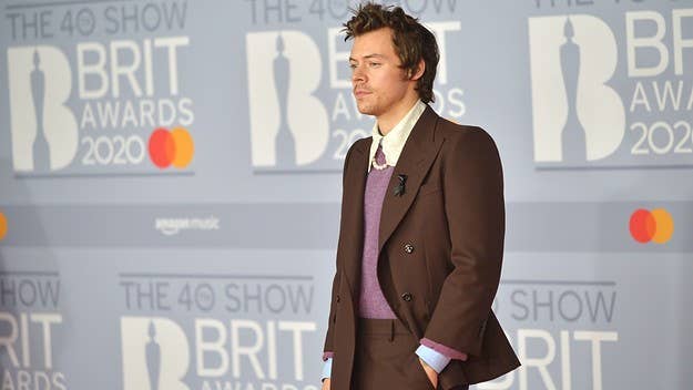 Harry Styles, who's up for a Best Pop Vocal Album at the upcoming 2021 Grammys, spoke on the importance of breaking down faux barriers in fashion.